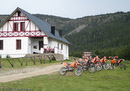 The 1st day lunch stop, a small cottage up in the Pyrenees mountains serving excellent spanish food cooked on slates.