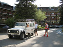 Su brings the ever so cool Land Rover to pick us up at the hotel on day two.