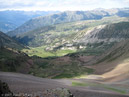 Looking down from the black peak. Again, the pictures don't do reality justice here.